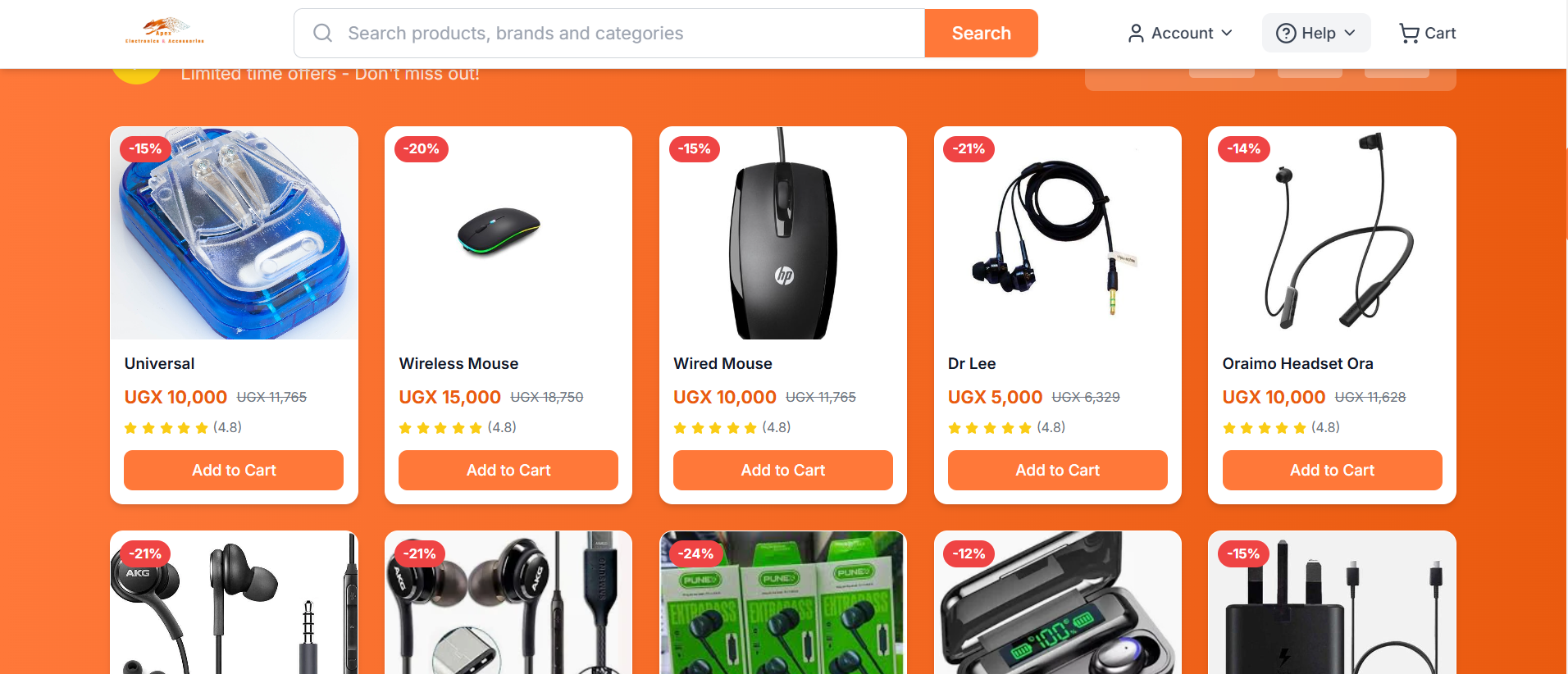 Apex Electronics E-commerce